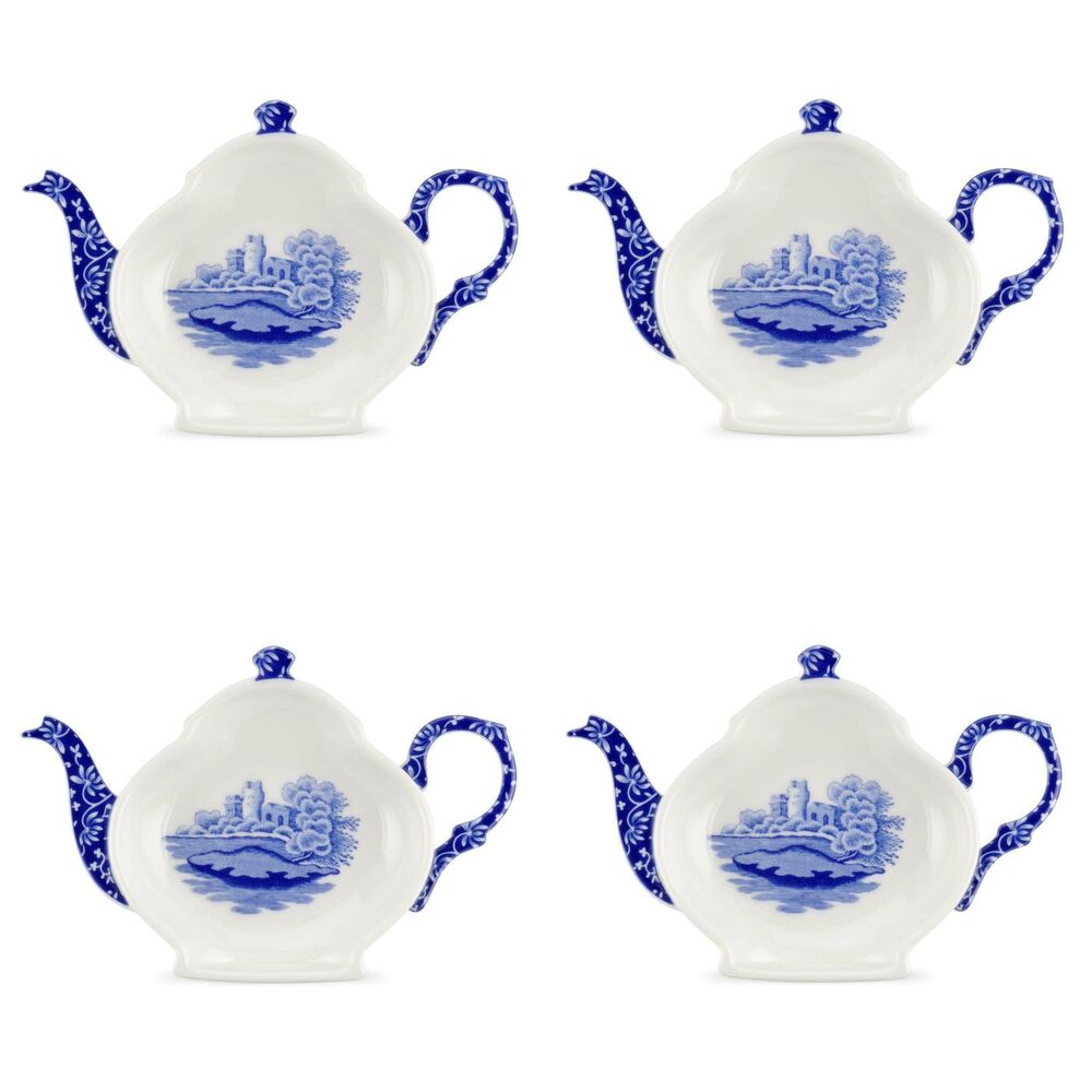 Spode Blue Italian - Teabag Rest (Set of 4)