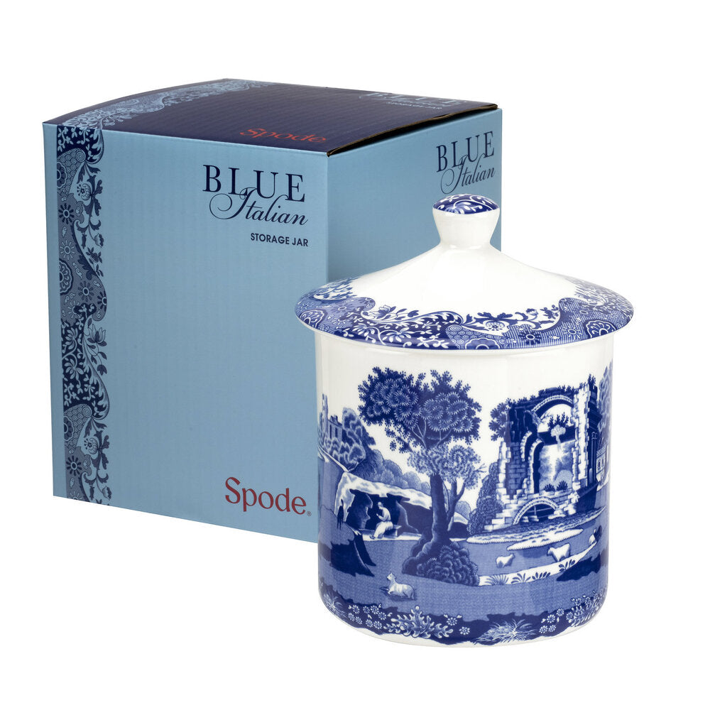 Spode Blue Italian - Storage Jar Large