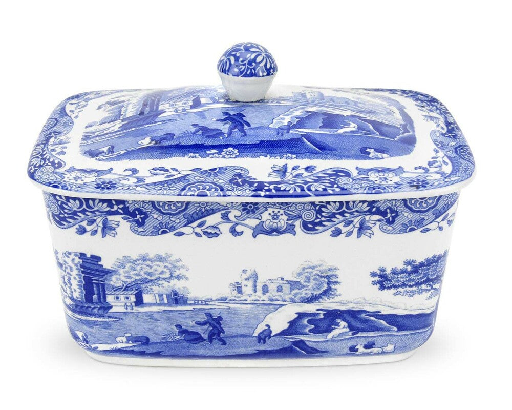 Spode Blue Italian - Butter Box
