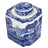 Spode Blue Italian - Tea Caddy