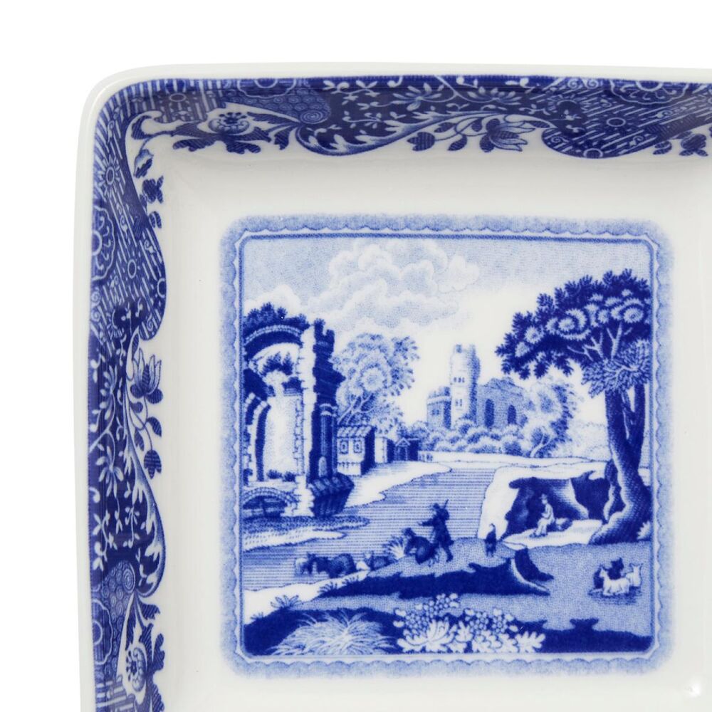 Spode Blue Italian - Square Dishes - 7.5cm (Set of 4)