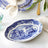 Spode Blue Italian - Fluted Oval Dish - 21.5cm