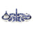 Spode Blue Italian - Entertaining Set (Set of 3)