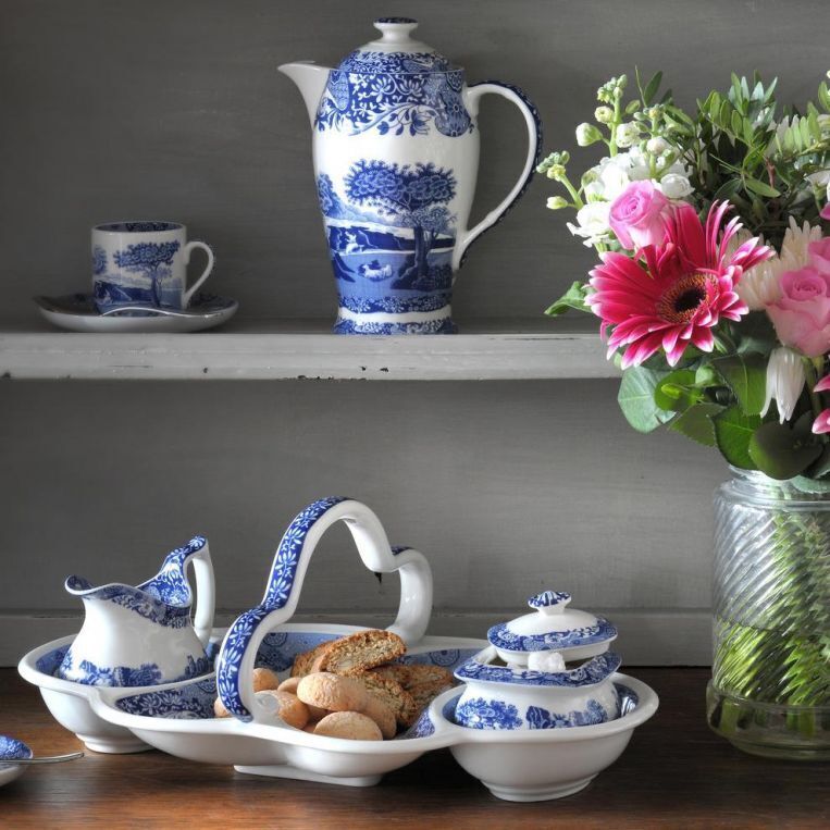 Spode Blue Italian - Entertaining Set (Set of 3)