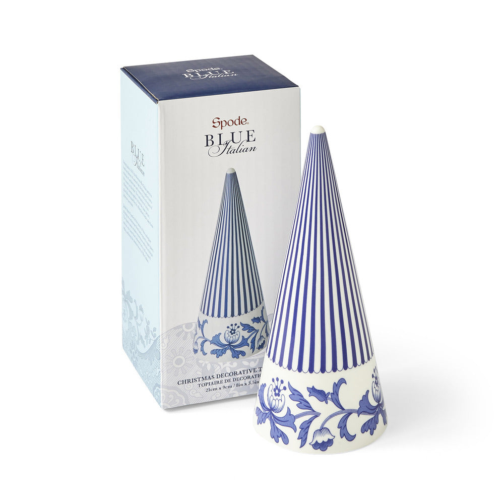 Spode Blue Italian - Small Topiary - 21cm