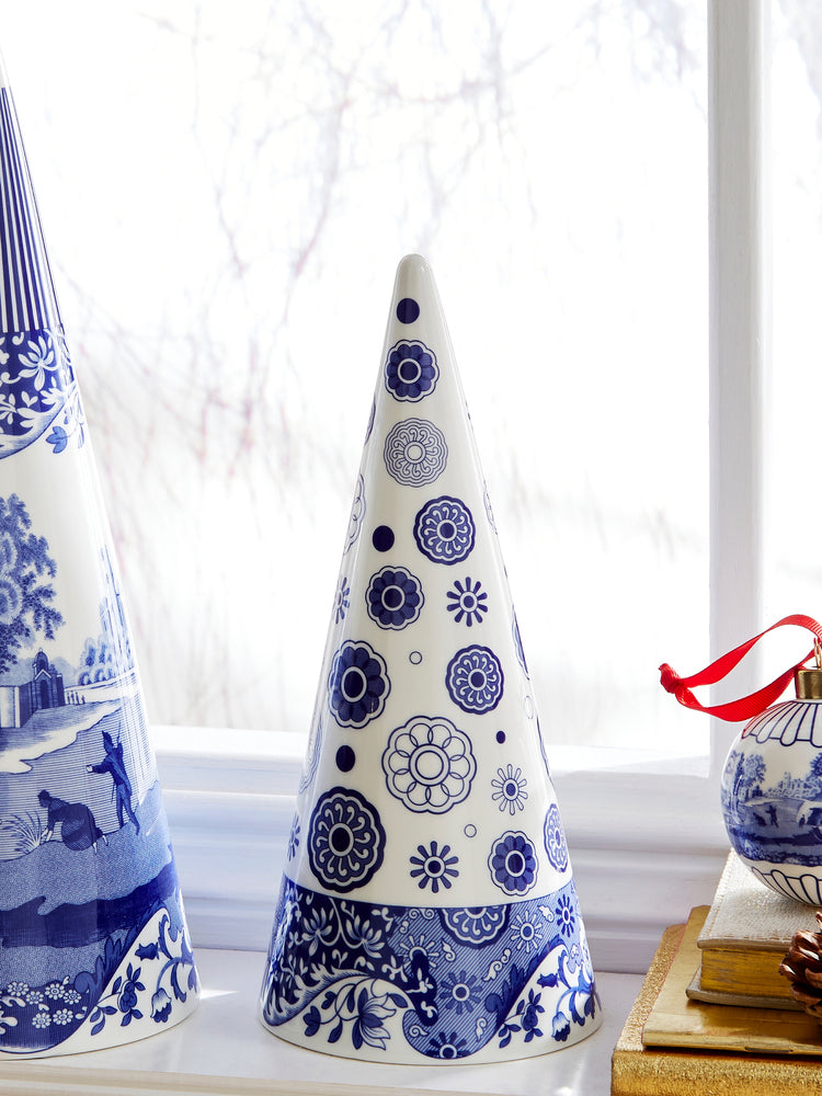 Spode Blue Italian - Medium Topiary - 26.5cm