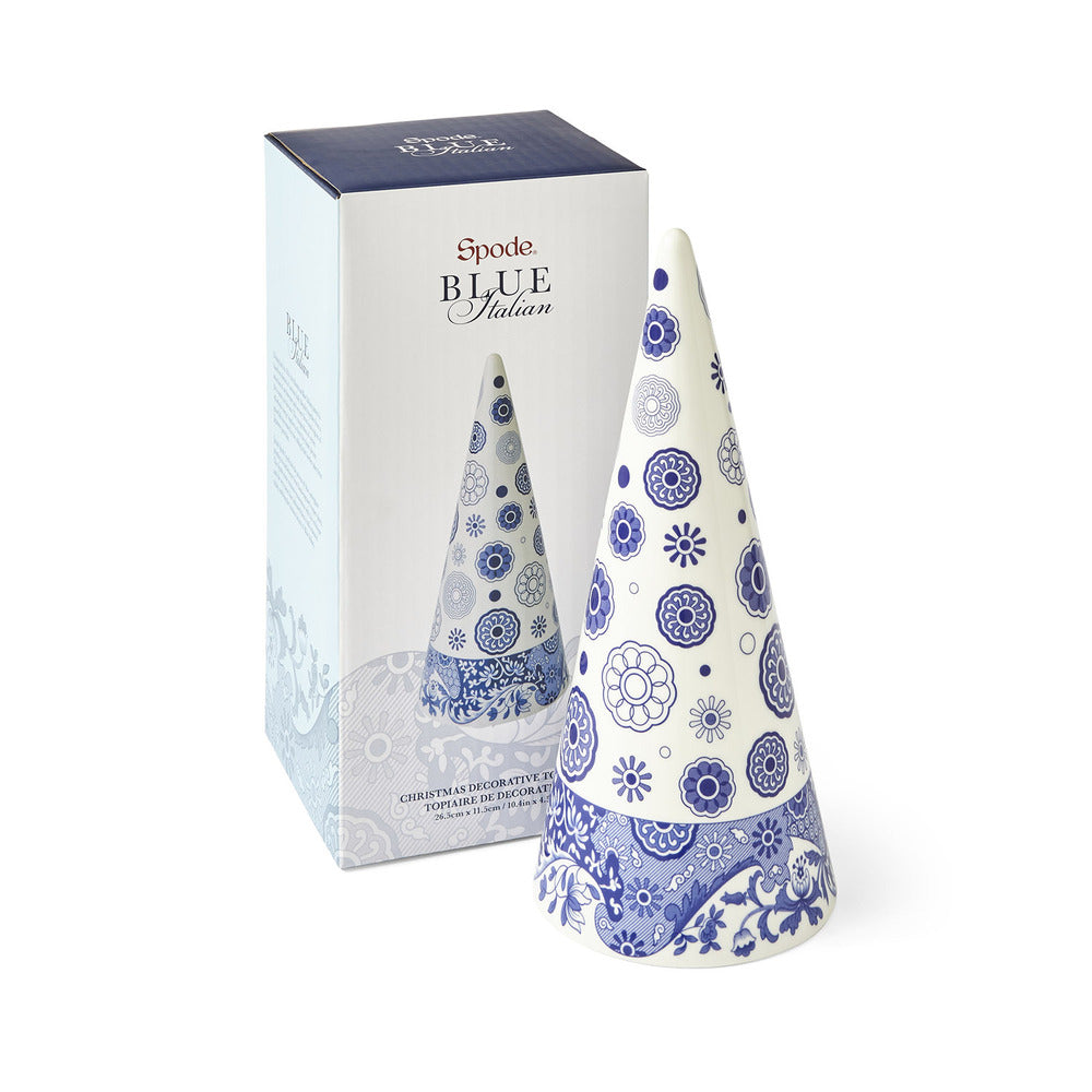 Spode Blue Italian - Medium Topiary - 26.5cm