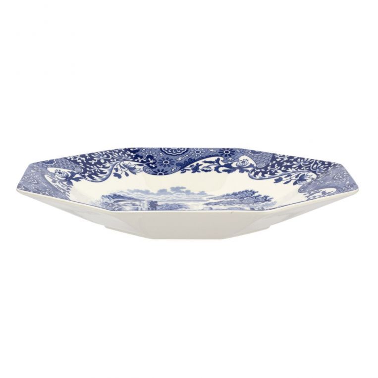Spode Blue Italian - Octagonal Platter - 35cm