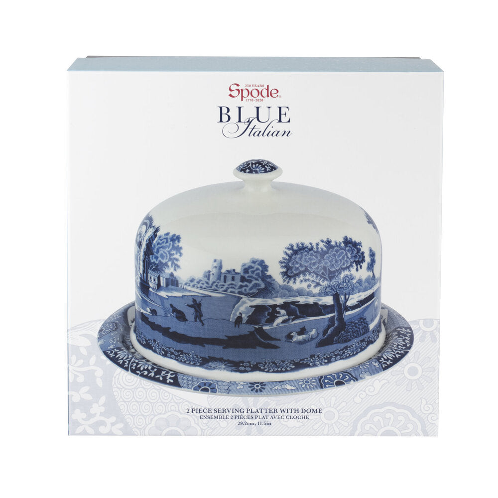 Spode Blue Italian - Serving Platter with Dome - 29cm