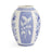 Spode Blue Italian Archive - British Flowers Vase - 25cm