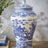 Spode Blue Italian Archive - Gothic Castle Ginger Jar - 30cm