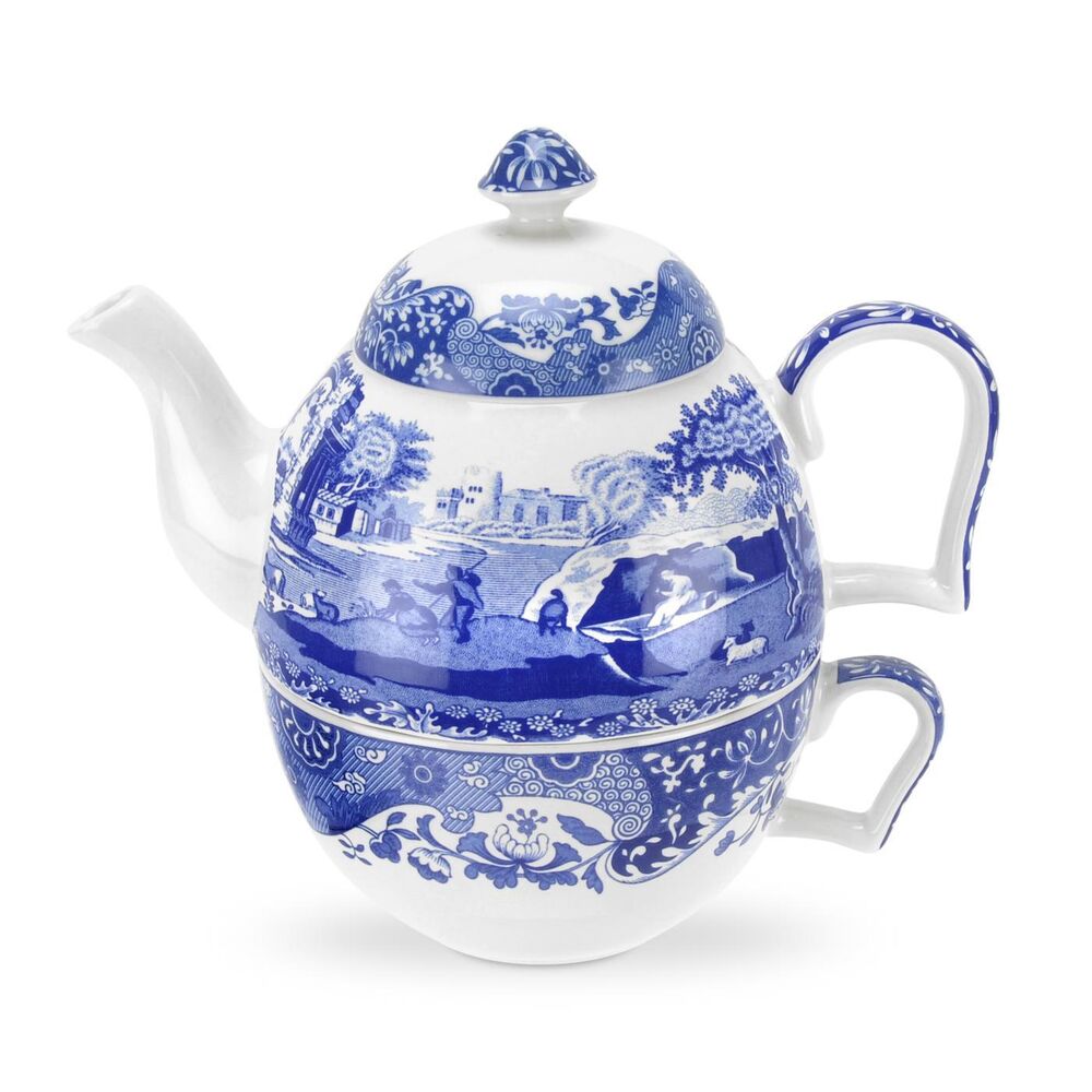 Spode Blue Italian - Tea for One Set