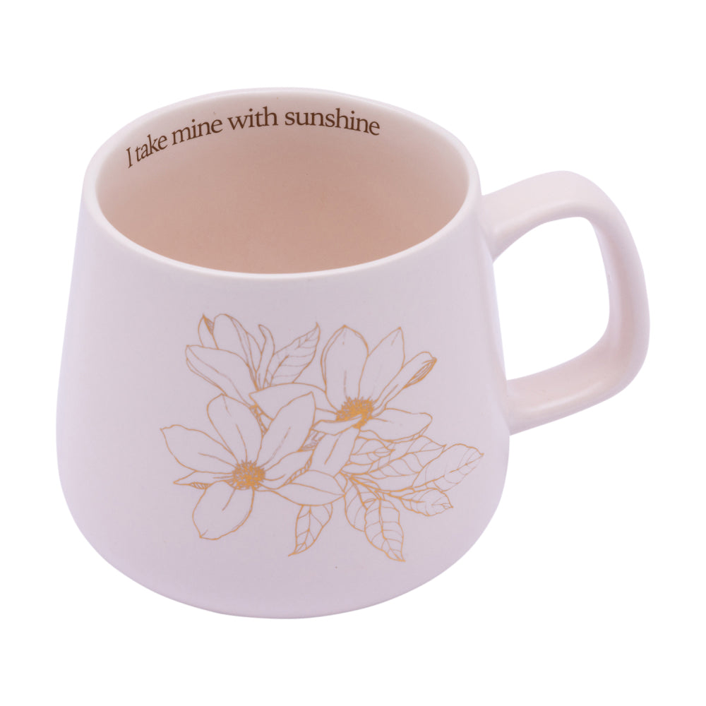 Splosh Blossom - Gold Floral Mug
