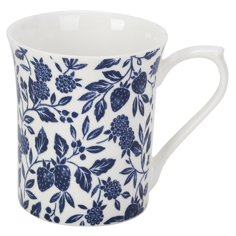 Queens by Churchill Blue Story - Royale Mug Tiverton White