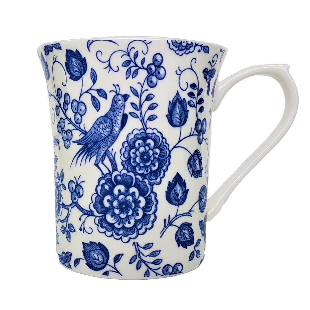 Queens By Churchill Blue Story Classic - Royale Mugs Set of 6