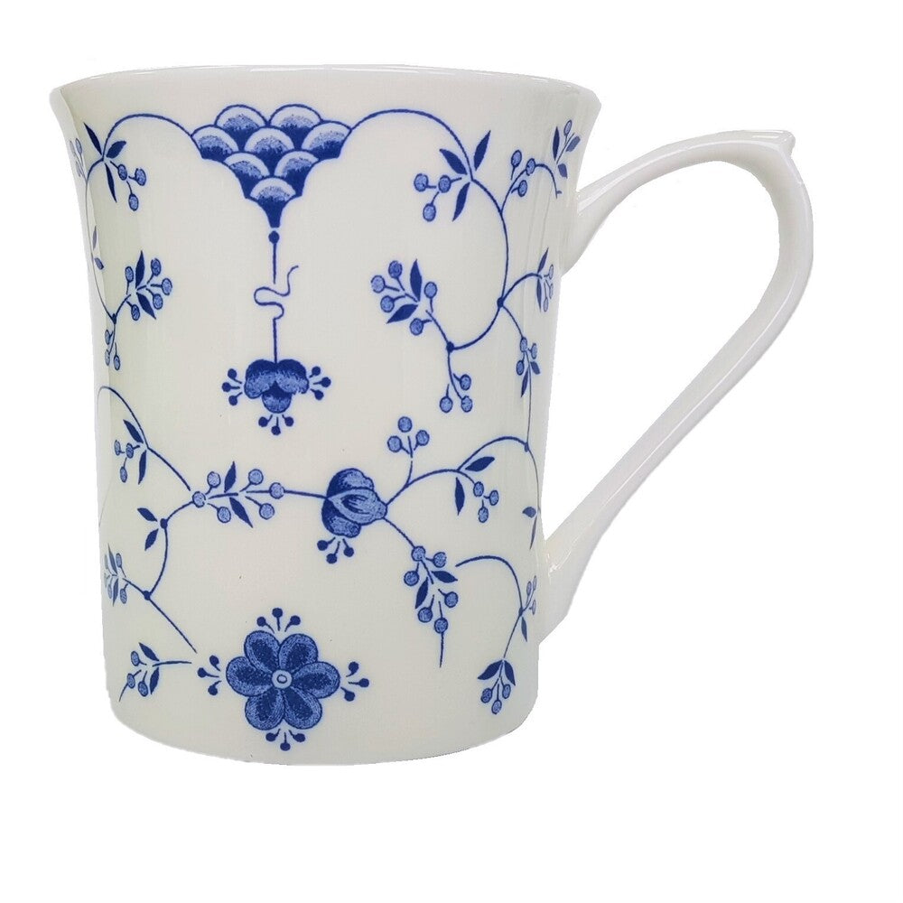 Queens By Churchill Blue Story Classic - Royale Mugs Set of 6