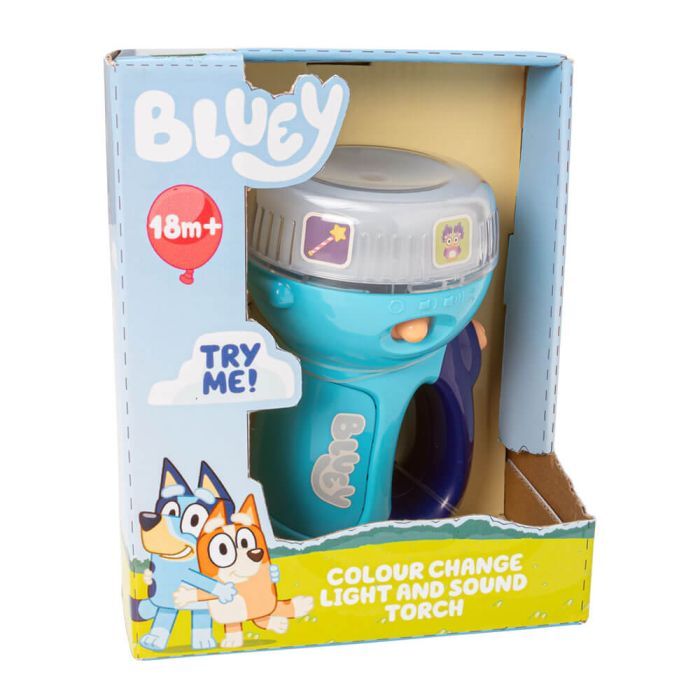 Bluey Colour Change Light & Sound Torch