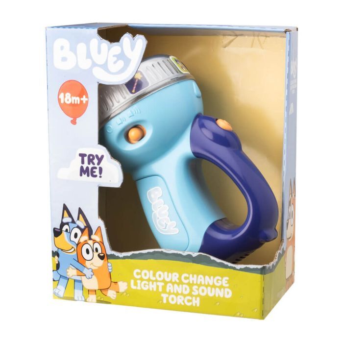 Bluey Colour Change Light & Sound Torch