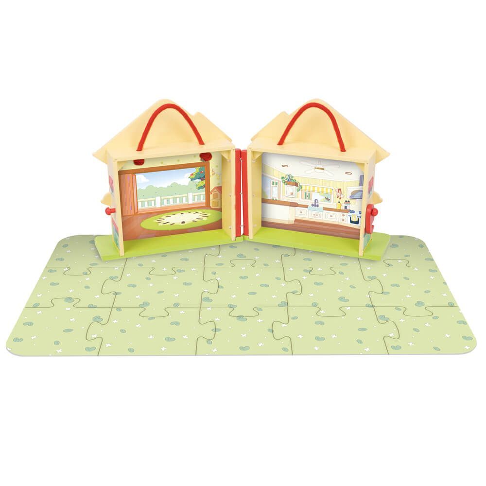 Bluey Wooden Carry Along House