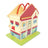 Bluey Wooden Carry Along House