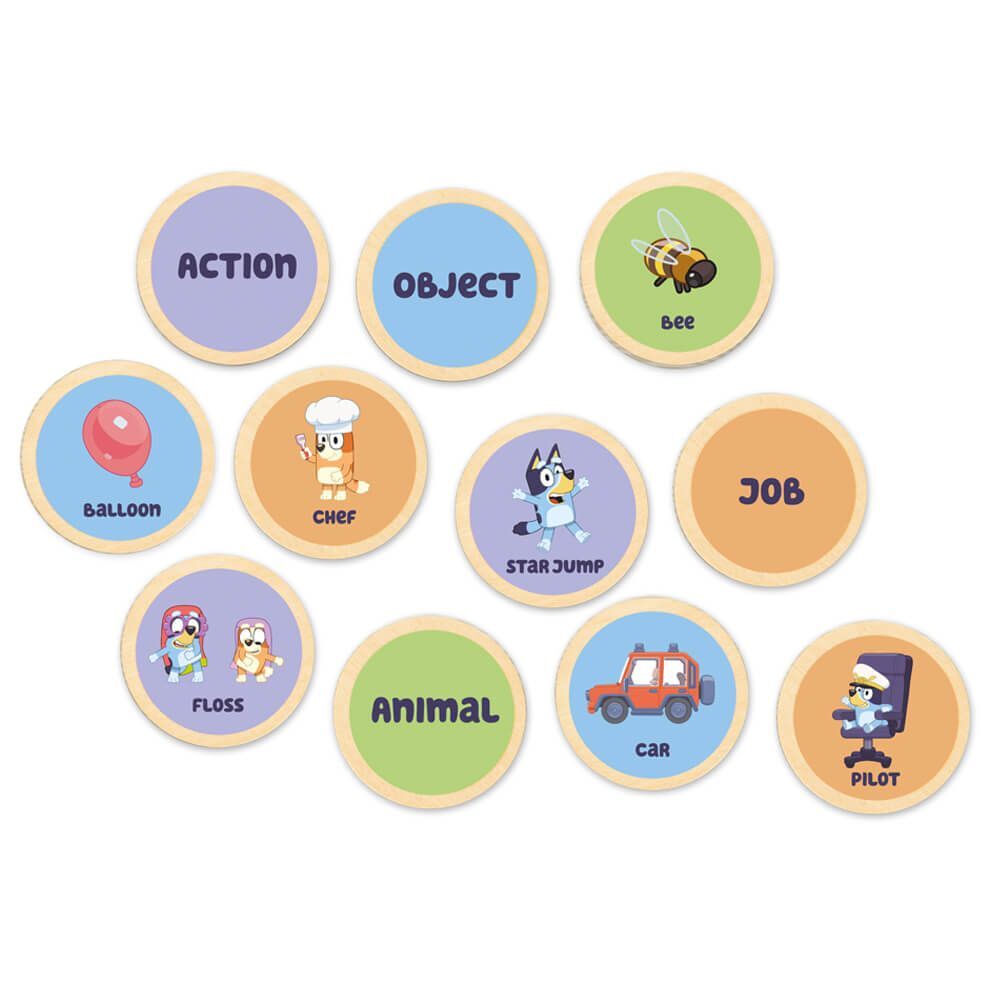Bluey Wooden Charades