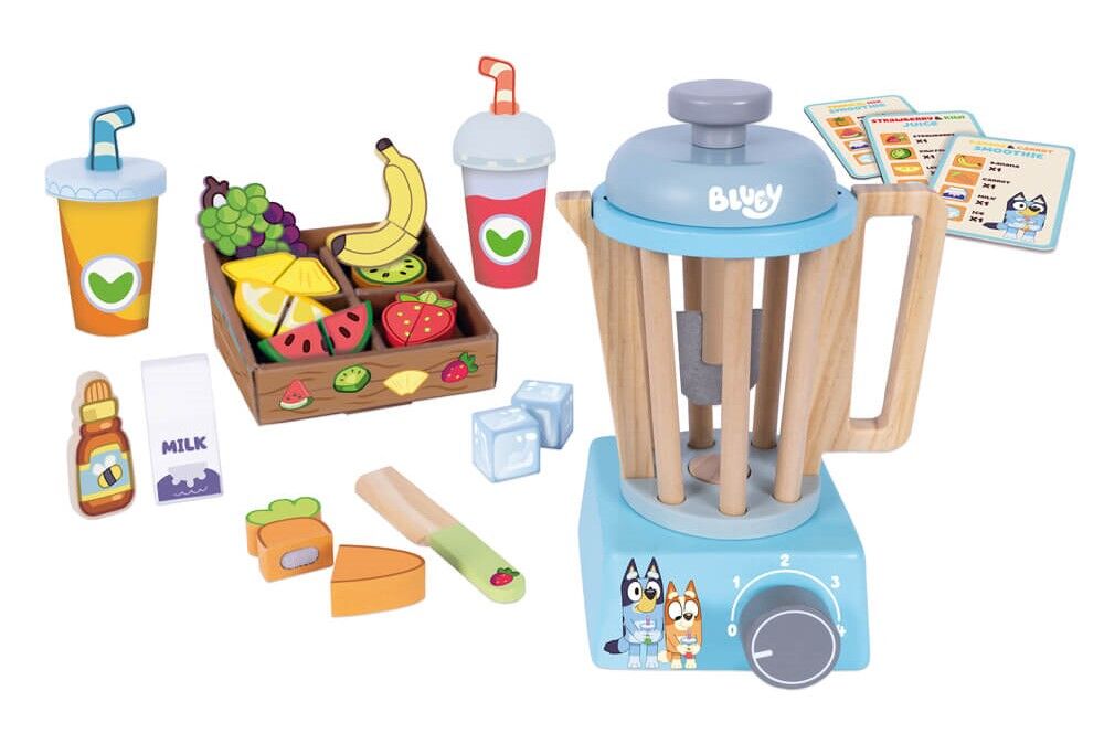 Bluey Wooden Smoothie Set