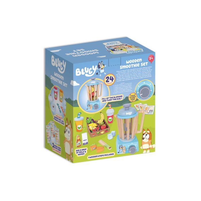 Bluey Wooden Smoothie Set