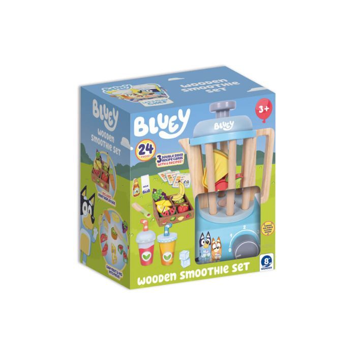 Bluey Wooden Smoothie Set