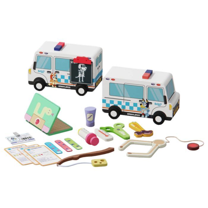Bluey Wooden Doctor's Vehicle