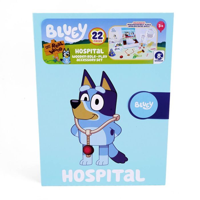 Bluey Hospital Wooden Role Play Accessory Set