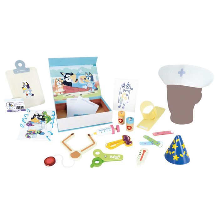 Bluey Hospital Wooden Role Play Accessory Set
