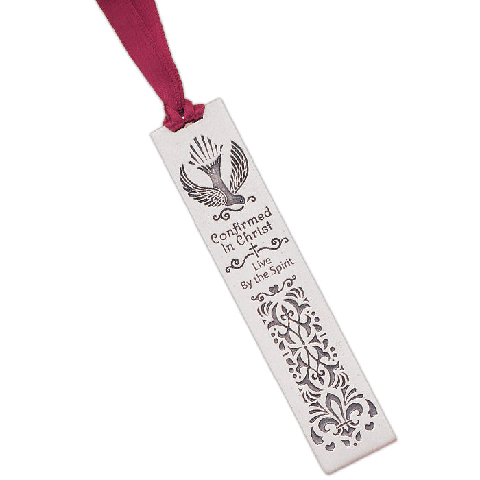 Metal Bookmark With Ribbon - Confirmation