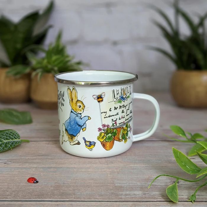Beatrix Potter Peter Rabbit Enamel Mug