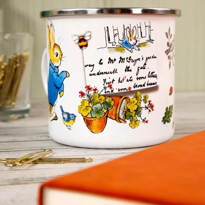 Beatrix Potter Peter Rabbit Enamel Mug