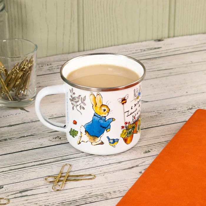 Beatrix Potter Peter Rabbit Enamel Mug