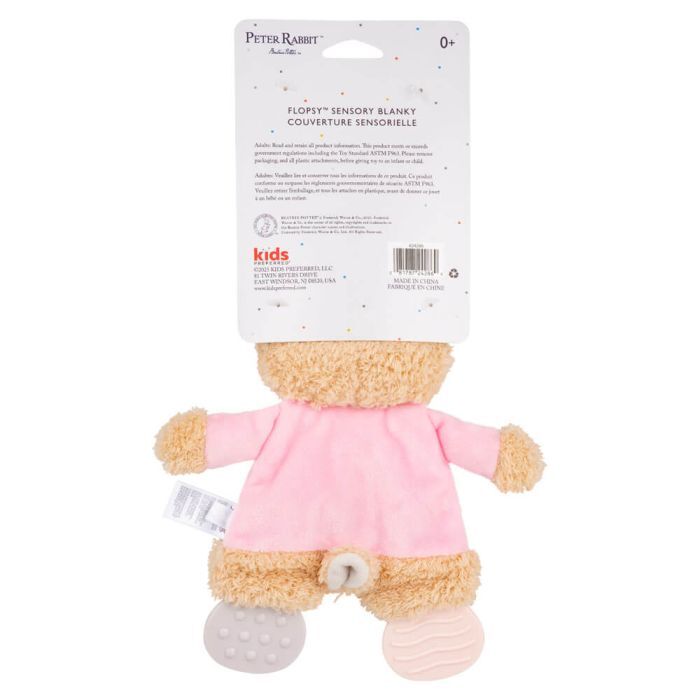 Beatrix Potter Flopsy Bunny Sensory Blanket with Crinkle