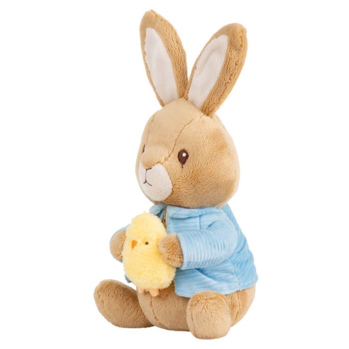 Beatrix Potter Peter Rabbit Plush - Peter Holding Chick