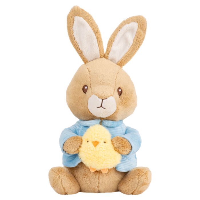 Beatrix Potter Peter Rabbit Plush - Peter Holding Chick