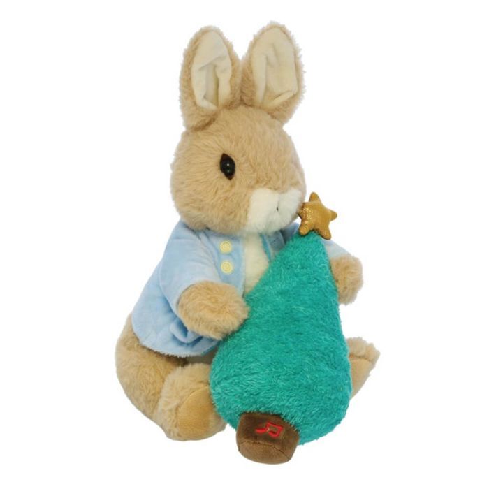 Beatrix Potter Peter Rabbit Interactive Plush - Christmas Fun