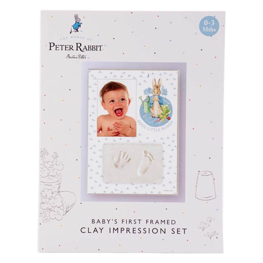 Beatrix Potter Peter Rabbit Baby Hand And Foot Clay Impression Keepsake Giftset