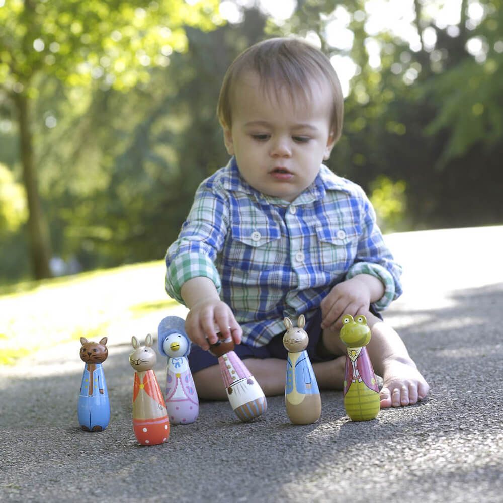 Beatrix Potter Peter Rabbit Wooden Skittles