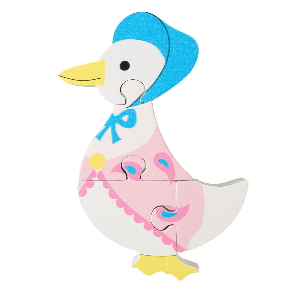 Beatrix Potter Peter Rabbit Jemima Puddle-Duck Wooden Puzzle