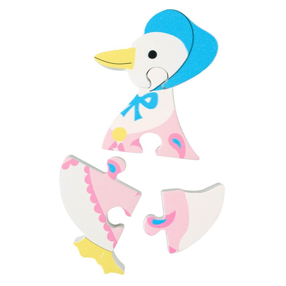 Beatrix Potter Peter Rabbit Jemima Puddle-Duck Wooden Puzzle