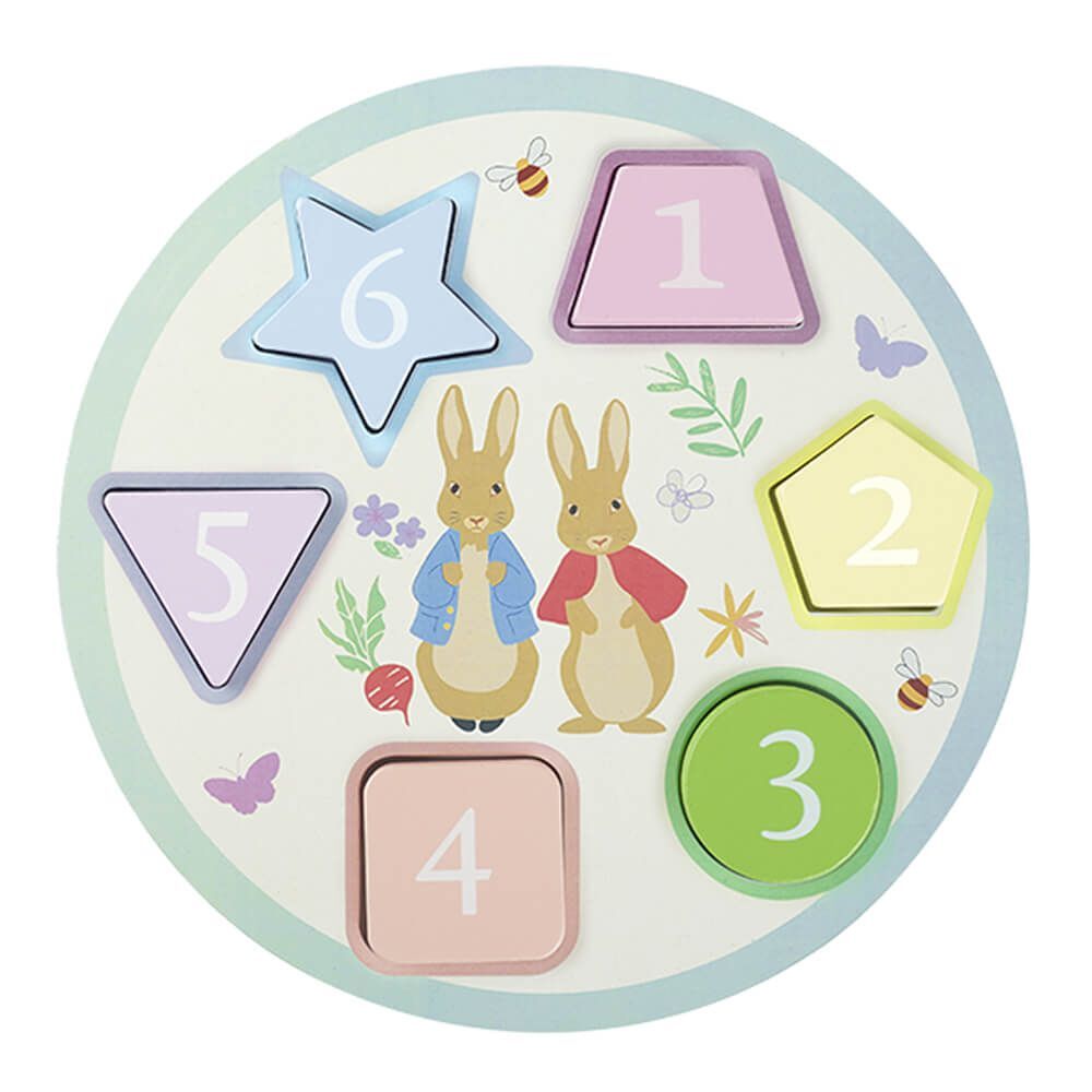 Beatrix Potter Peter Rabbit Wooden Counting Puzzle
