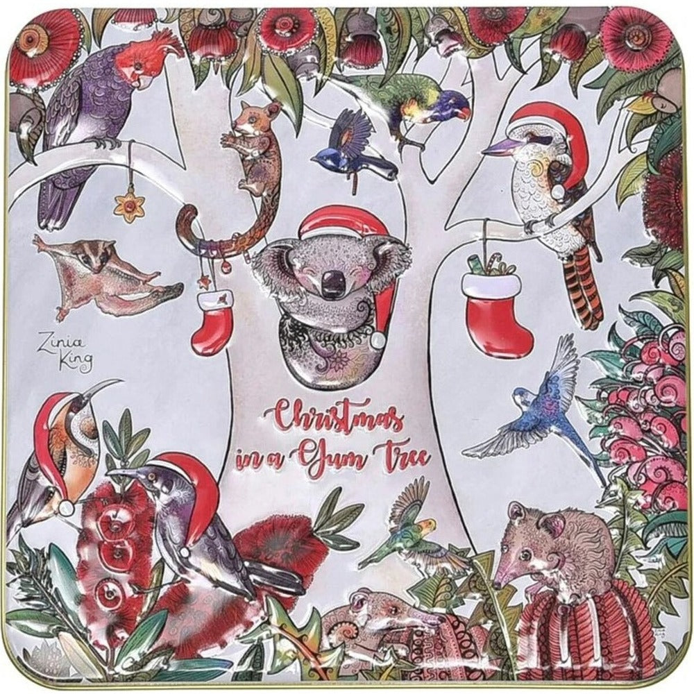 Banksia Red Jersey Caramel Fudge Tin - Christmas in a Gum Tree