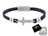 GC Gifts by Gatto - Blue Leather & Cross Bracelet