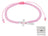 GC Gifts by Gatto - Pink Crystal Beads & Cross Bracelet