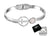 GC Gifts by Gatto - White Howlet & Cross Bracelet