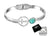GC Gifts by Gatto - Turquoise & Cross Bracelet