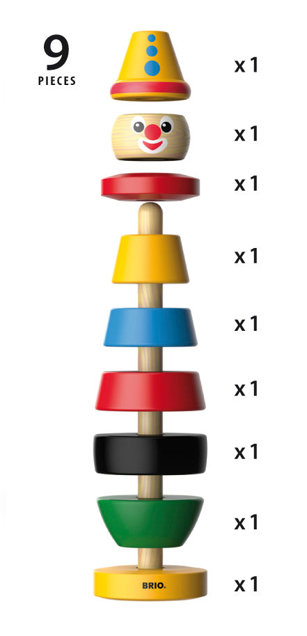 BRIO - Stacking Clown